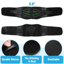 DR JK- Lower Back Brace with Lumbar Pad for Men and Women, XL, Back Brace for Lower Back Pain, Sciatica, Scoliosis, Herniated Disc with Adjustable Support Straps