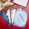 60 Pieces Christmas Stationery Paper Holiday Stationery Sheets Christmas Letterhead