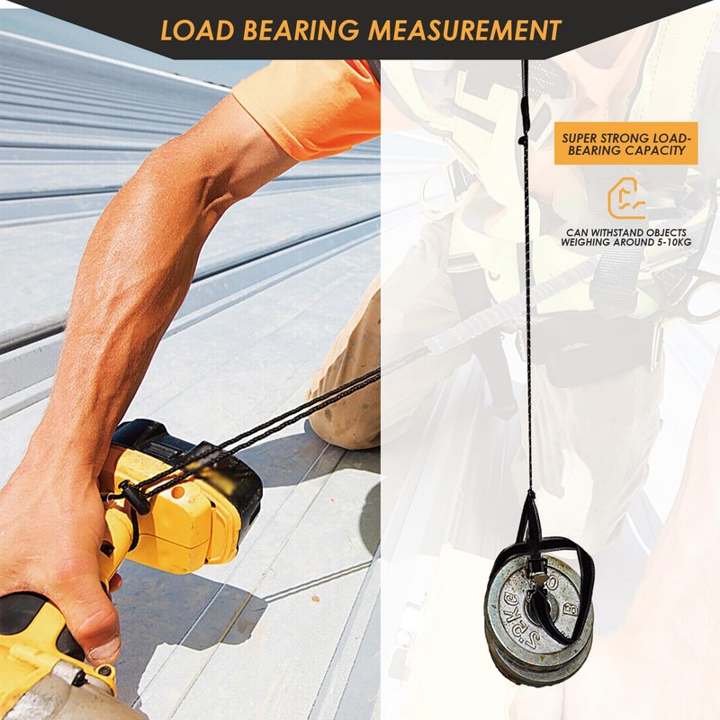 Tool Lanyard with Heavy Duty Carabiner and Adjustable Loop End