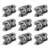 sourcing map 9Pcs #420 Chain Offset Half Link Roller, 1/2"