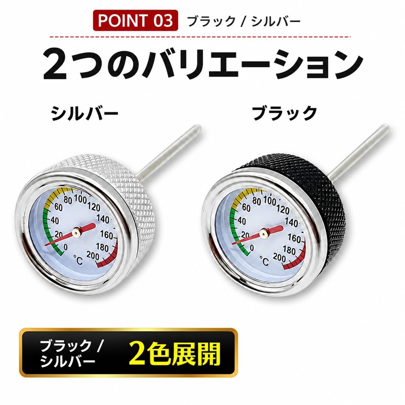 JYFACTORY Oil Thermometer Oil Filler Cap Hunter Cub CT125 Cross