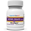 Superior Source Methyl Folate 1,000 mcg - Folate Supplement for