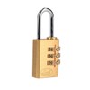 Lock 10CA Candado de combinación programable para maleta, latón, 20