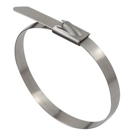 Pack of 25 Stainless Steel Cable Ties - 150mm x 4.6mm - High Quality Metal 316 Marine Grade Cable Ties by Gocableties