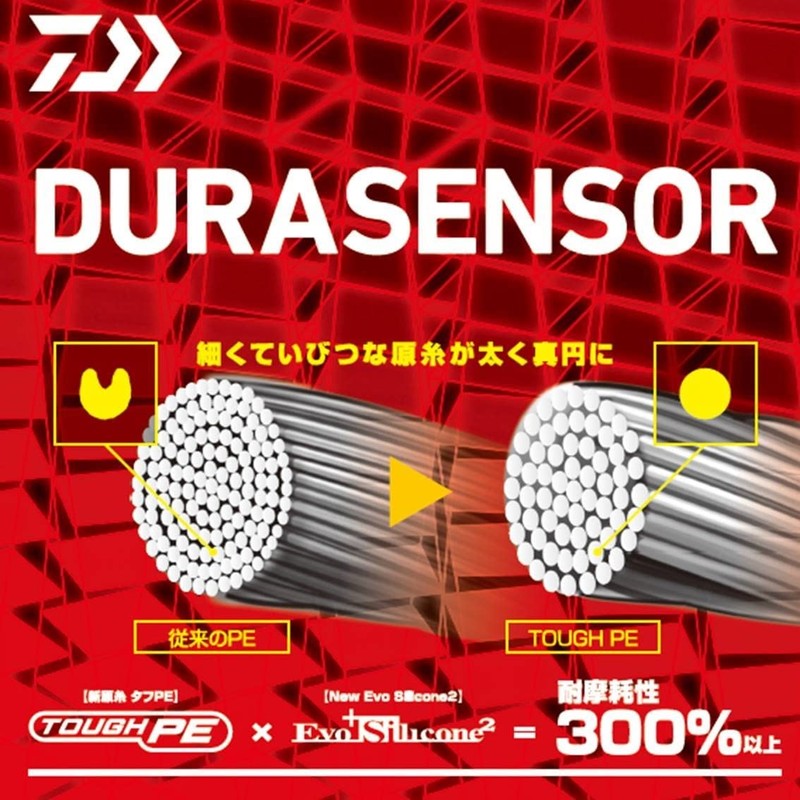 Daiwa PE Line UVF Emeraldas Dura Sensor X8 + Si2,