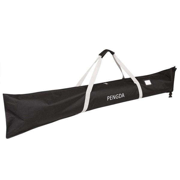 PENGDA Ski Bag Adult (Unisex) Eco Alpine Ski Bag 600D Polyester Water-Resistant Adjustable Length Ski Bag for Ski, Travel, 185CM