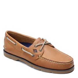Sperry Mens Leeward 2-Eye Boat Shoe, Sahara, 9.5