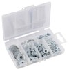 200 Piece Metal Flat Washers Assortment Set, Multi-size