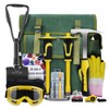 16-Piece Geological Rock Hammer Kit, Portable 32-ounce Hammer and Chisel