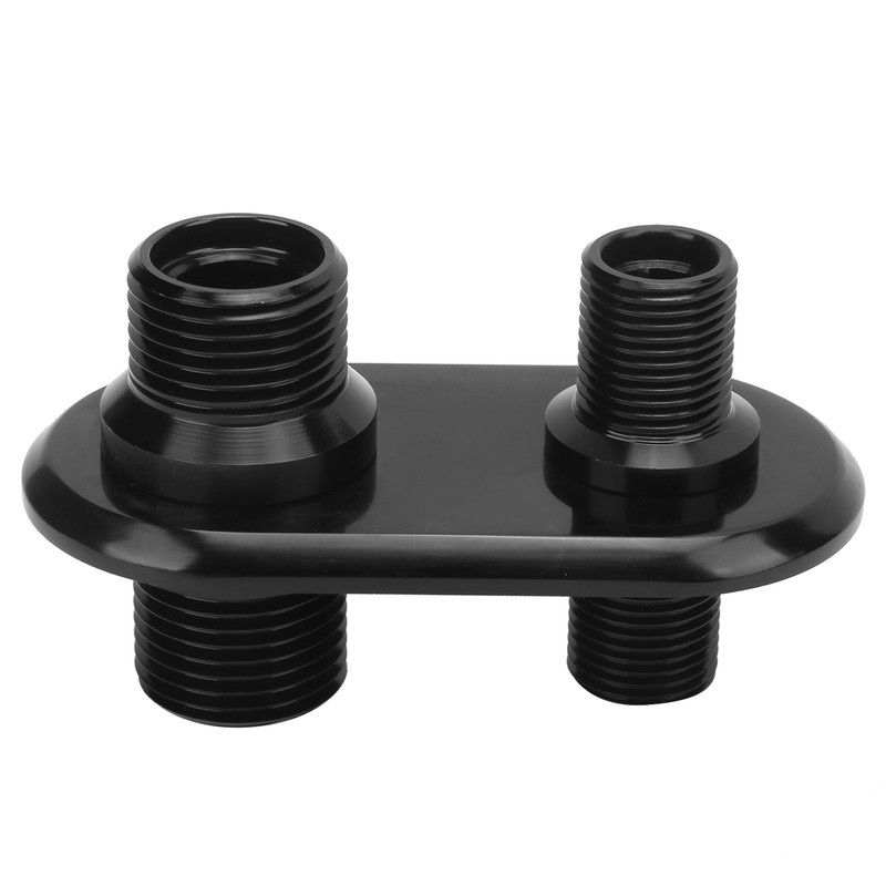 Car 2‑Port Air Conditioner Bulkhead Connector Universal Modification Replacement for