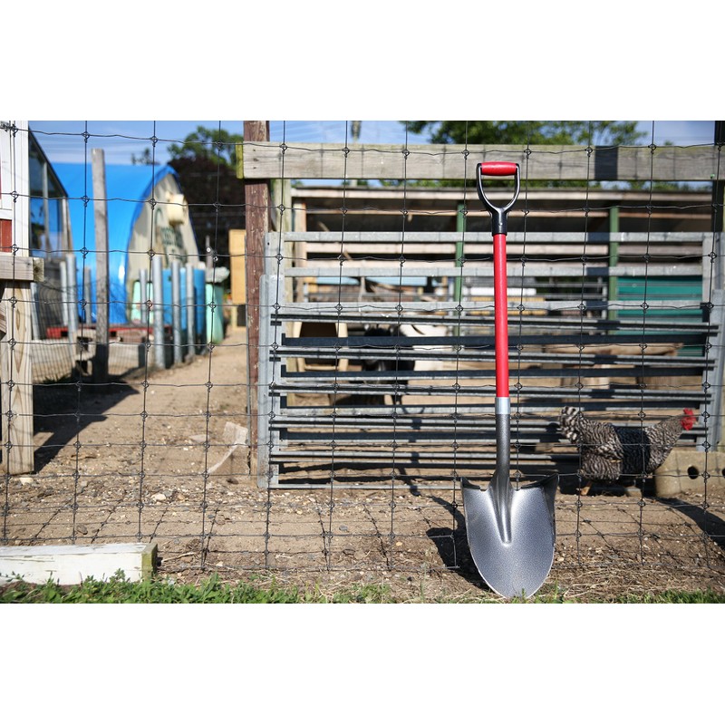 ROOT ASSASSIN One Shot Garden Shovel (43" D-Handle) - Holds