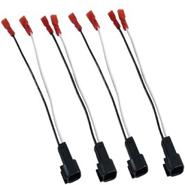 XIYAOXI 72-5600 Speaker Harness Speaker Adapter Wiring Harness Car Front and Rear Door Speaker Harness Speaker Connector Compatible with Ford Lincoln Mercury Mazda Vehicles(1 Pair, 2 PCS)