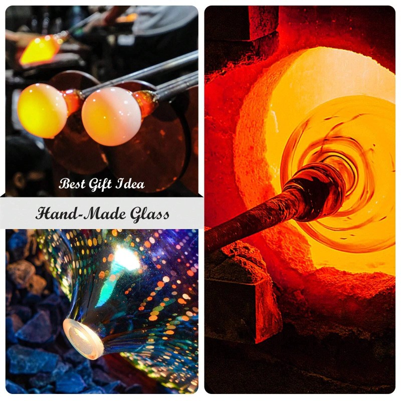 Porseme 500ml 3D Glass Oil Diffuser - Auto Shut -