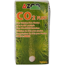 Azoo CO2 Plant Tablet - 30 Tablets, 250mg Each, 138mg/l CO2, Small Aquariums