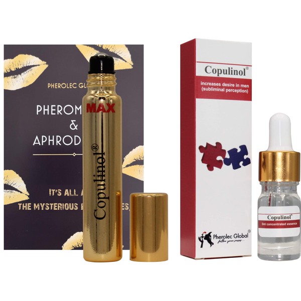 Copulinol 5ml 100% Pheromone & Copulinol MAX 8ml roll-on Pheromone for Women Attract Men Mujeres Feromonas Formula para Atraer Hombres