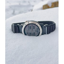 [torbollo] 22mm Garmin Belt Quick Fit Nylon Sport Band for Instinct 3 Solar 45 mm/Instinct E 45 mm/Fēnix E 47 mm/Fenix 7 Solar/Fenix 6 and More, Black-2