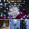 LAMPHOME 100 LED White Fairy Lights Battery Operated, Mini Battery