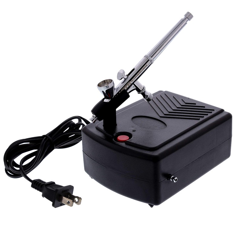 Master Airbrush Multi-Purpose Airbrush Decorating Kit with Dual-Action Air Brush