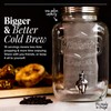Willow & Everett Cold Brew Coffee & Iced-Tea Maker Pitcher,
