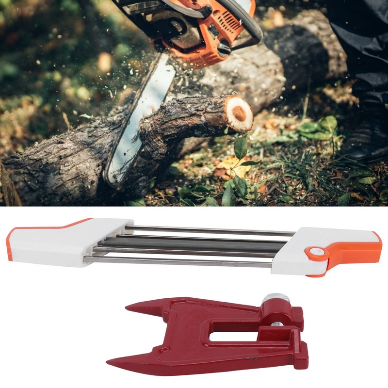4.8mm Chainsaw Chain Sharpener Sharpening File with Chainsaw Filing Vise