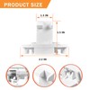 WH02X24399 Washer Lid Lock Striker & WH01X24381 Washer Lid Lock