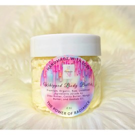 Ramadia Premium Organic Raw Unrefined African Whipped Body Butter (2 oz)