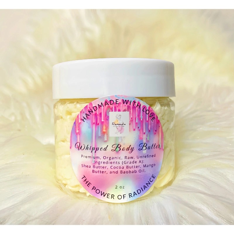 Ramadia Premium Organic Raw Unrefined African Whipped Body Butter (2