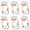 6-pack of Replacement Swing Top Caps with Silicone Seals (For