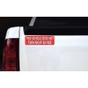 StickerTalk This Vehicle Does Not Turn Right on Red Vinyl