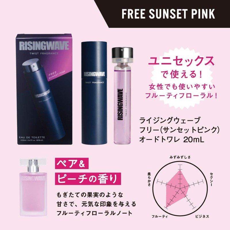 RISINGWAVE Rising Wave Twist Fragrance (Free Sunset Pink) Carrying Case
