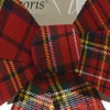 Bow with Tartan Pattern 26 cm Red Christmas Decoration Christmas