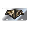 Universidad de Purdue Boilermakers Mirrored tren License Plate Tag