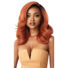 Outre Neesha Soft & Natural Synthetic Swiss Lace Front Wig NEESHA 202 (DRFF2/BTSC)