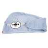 WOONEKY Hooded Hair Drying Towel Wrap Adult Microfibre Quick Dry