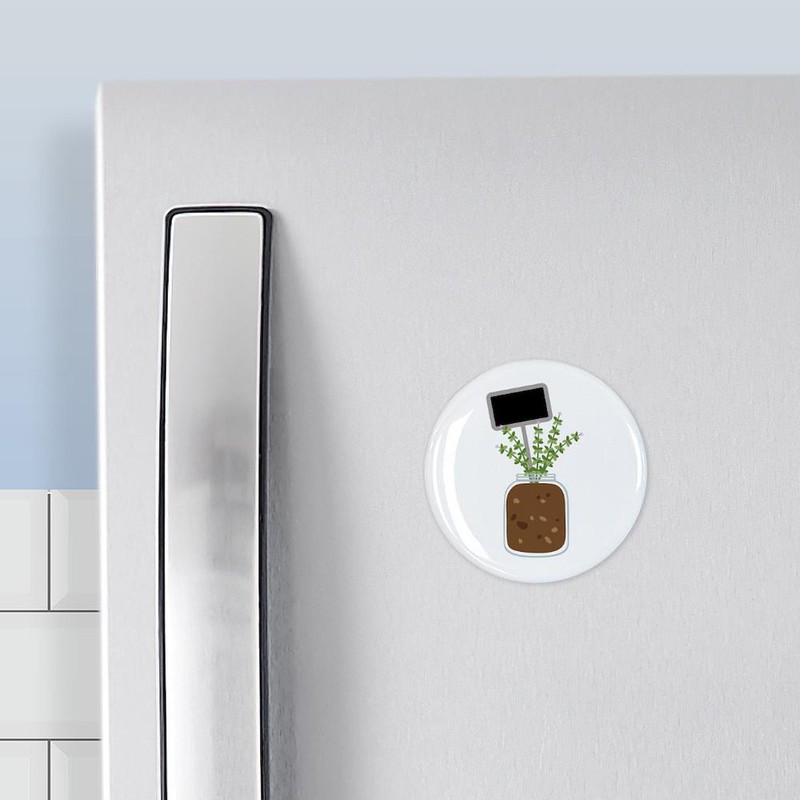 CafePress Thyme Jar Magnets 2.25" Magnet (100 pack)