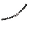 Black Plastic Beaded Neck Chain, Length 38" (965mm), Bead Size 4mm