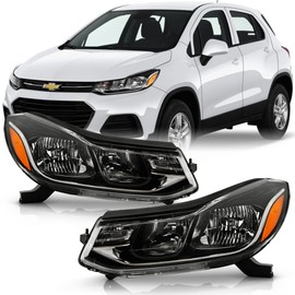 ACANII - For 2017-2022 Chevy TRAX Factory OE Non-Projector Type Headlights Headlamps Pair Set Replacement Left+Right