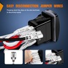 Nilight Winch Rocker Switch Momentary Toggle ON-Off-ON DPDT 7Pin 12V