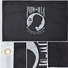 3' x 5' 3x5 FT POW-MIA Flag SolarMax Nylon US Made "Double Sided"