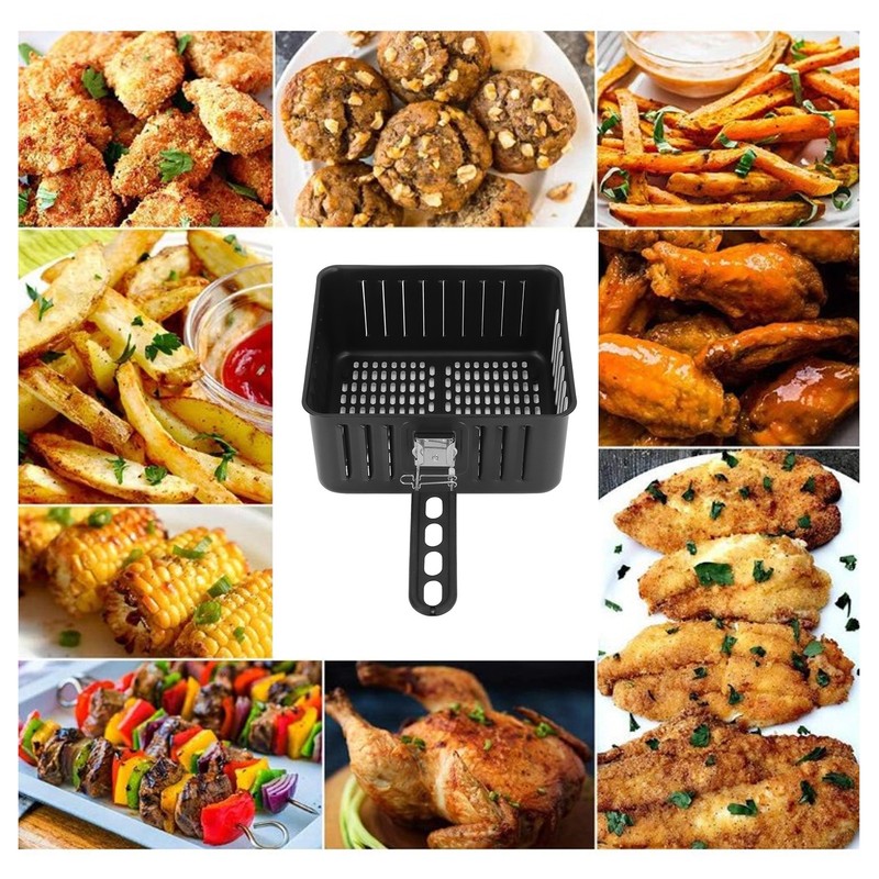 Fryer Basket Anti Stick Stainless Steel 6L Dishwasher Safe with
