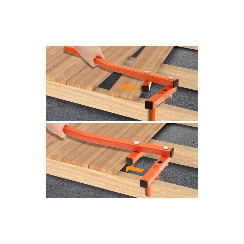 Deck Board Straightening & Removal Tool, Heavy-Duty 10Ga One-Piece Steel