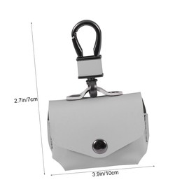 DOITOOL Case Cover Leather Earphone Protector for Headphone Carrying Case Headphones Earbuds Wireless Earphone Cover