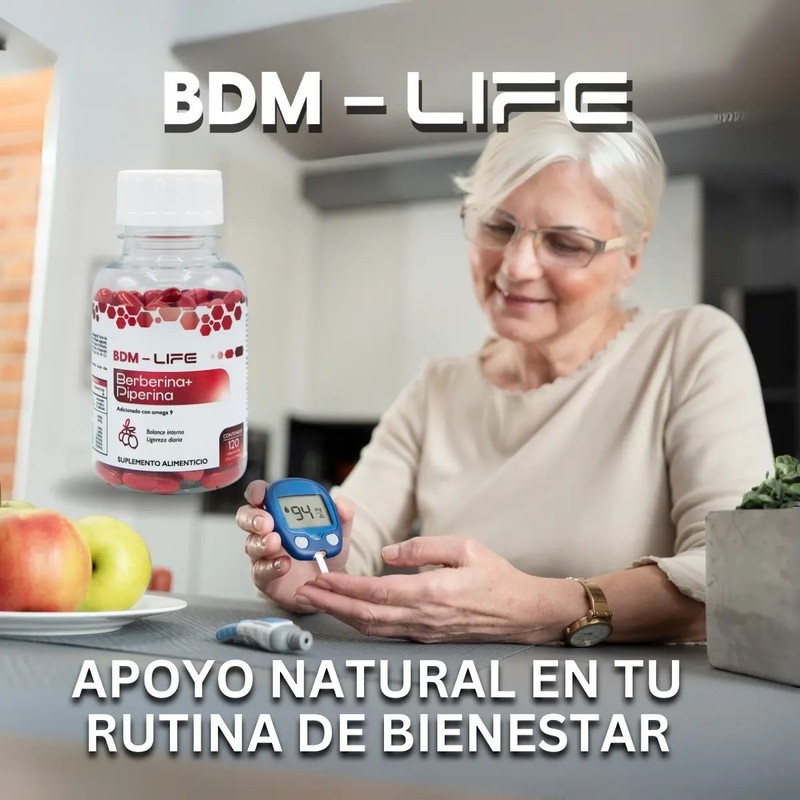 BDM - LIFE Berberina Piperina con Omega 9, Suplemento Alimenticio,
