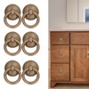 10Pcs Drawer Handles Premium Brass Durable Rustproof Vintage Style Antique
