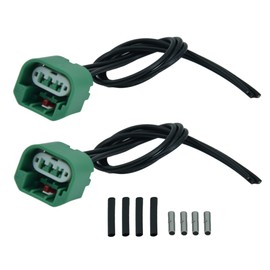 ALTBET 2pcs Headlight Connector Wiring Harness Replace 68064997AA Compatible with Dodge Chrysler Jeep Headlight DRL Parking Light H13 9008