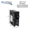 RecPro RV Circuit Breaker 30 Amp Q130 | Camper Breaker