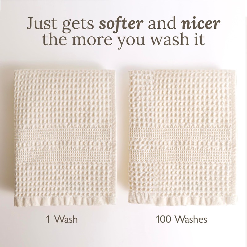Gilden Tree Toalla de Baño Tipo Wafle, Set de 2