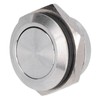 5Pcs Flat Top Button Switch Stainless Steel Waterproof Screw Terminal