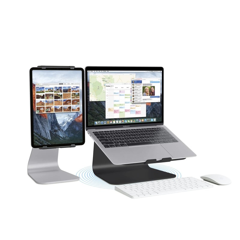 Rain Design mStand360 Portable Laptop Stand with Rotating Base for