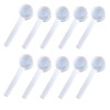 10Pcs 5 Gram/10 ml White Plastic Tablespoon Measuring Spoons with